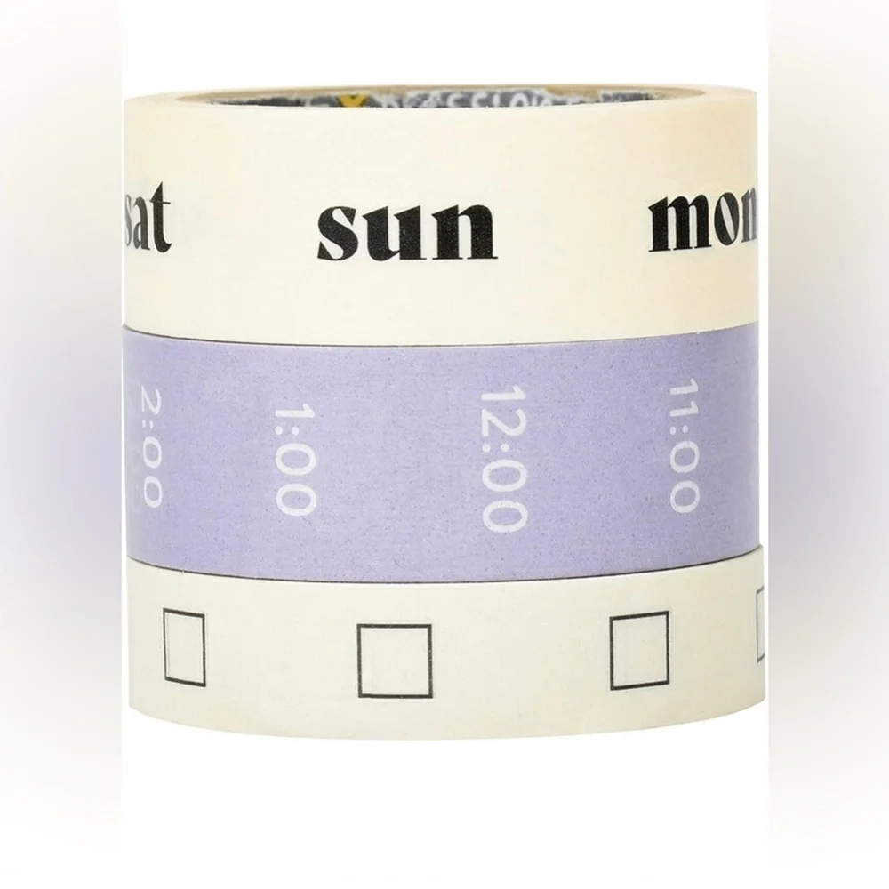 Scotch Expressions Washi Tape, Journaling and Calendar Design 6 pack